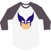wolverine mask 3/4 Sleeve Shirt
