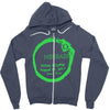 aurora total eclipse Zipper Hoodie