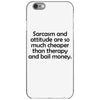 sarcasm and attitude iPhone 6/6s Case
