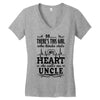 There's This Girl Who Stole My Heart She Calls Me Uncle Women's V-Neck T-Shirt
