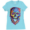 skull kid draw Ladies Fitted T-Shirt