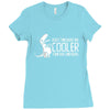 robot dinosaur Ladies Fitted T-Shirt