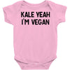 kale yeah i'm vegan Baby Bodysuit