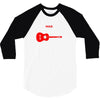 anti war guitar folk music writers 3/4 Sleeve Shirt
