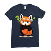 red fox 2 Ladies Fitted T-Shirt