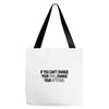 CHANGE YOUR ATTITUDE Tote Bags