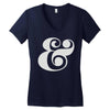 ampersand Women's V-Neck T-Shirt