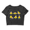candy corn are triangles Crop Top