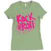rock music r2 Ladies Fitted T-Shirt