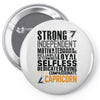 Strong Independent Motivated Capricorn Pin-back button