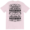 Real Kings Are Born On December 27 T-Shirt