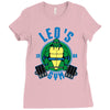 leo's gym Ladies Fitted T-Shirt