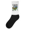 x turtles, mutants in a half shell Socks