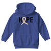 Hope Uterine Cancer Awareness Youth Hoodie