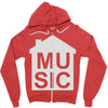 house music Zipper Hoodie
