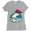 chillax Ladies Fitted T-Shirt
