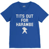 tits out for harambe V-Neck Tee