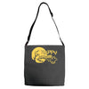 happy halloween (2) Adjustable Strap Totes
