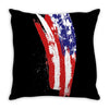 july 4th flag Throw Pillow