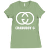 kurupt fm chabuddy g cg logo Ladies Fitted T-Shirt