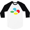 snes super famicom colours 3/4 Sleeve Shirt