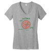 pizza math Women's V-Neck T-Shirt