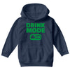 drink mode on (2) Youth Hoodie