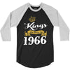 kings are born in 1966 3/4 Sleeve Shirt