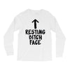 resting bitch face Long Sleeve Shirts