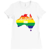 Vote Yes-Australia Marriage Equality Ladies Fitted T-Shirt