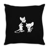 pinky und der brain ratten rats comic kult fun cartoon Throw Pillow