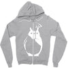 totoro  my neighbour anime catbus miyazaki tee Zipper Hoodie