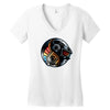 daft yin yang Women's V-Neck T-Shirt