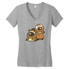number 399 &amp; 400! Women's V-Neck T-Shirt