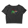 raphael meets mario Crop Top