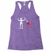 blackbeard's flag pirate edward teach Racerback Tank