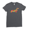 dachshund flower 2 Ladies Fitted T-Shirt