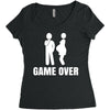 game over Women's Triblend Scoop T-shirt