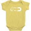 chicken and magnet Baby Bodysuit