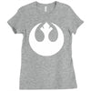 rebel alliance sticker vinyl decal star wars   car window wall decor Ladies Fitted T-Shirt