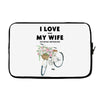 i love when my wife lets me buy another bike Laptop sleeve