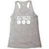 rock paper scissors Racerback Tank