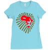 africa lion power cool Ladies Fitted T-Shirt
