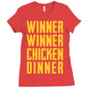 winner winner chicken dinner 2 Ladies Fitted T-Shirt
