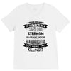 Super Cool Stepmom Of A Freaking Awesome Granddaughter V-Neck Tee