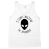 i don't believe in humans Tank Top