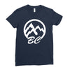 bc mountains british col Ladies Fitted T-Shirt