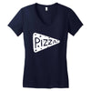 Pizza Women's V-Neck T-Shirt