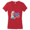 birthday girl Women's V-Neck T-Shirt