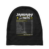 January Girl Facts Aquarius Baby Beanies